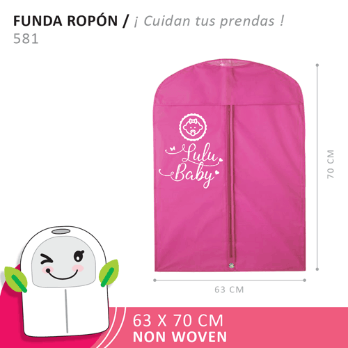 Cubrevestidos y Portatrajes Personalizados con tus Datos ¡Cotiza!